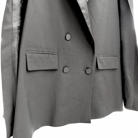 ZARA | Wool Blend Cape Style Blazer - Picture 3 of 7